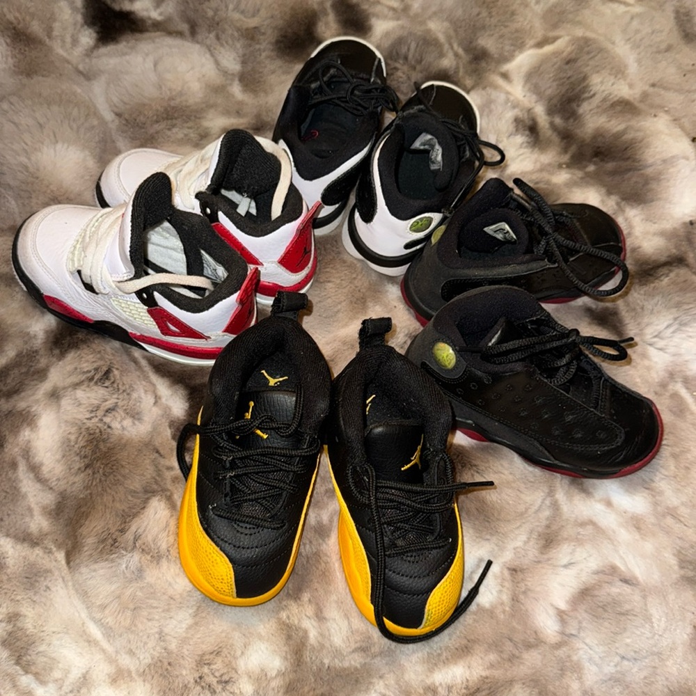 Kids Jordan’s sneakers different sizes $120 for all 4 sneakers